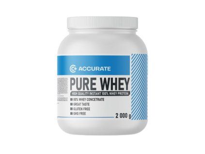 Accurate+ Pure Whey - 2000 g Kvalitní protein